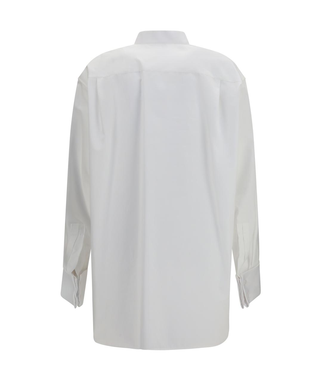 SAINT LAURENT Белая хлопковая рубашка, фото 2