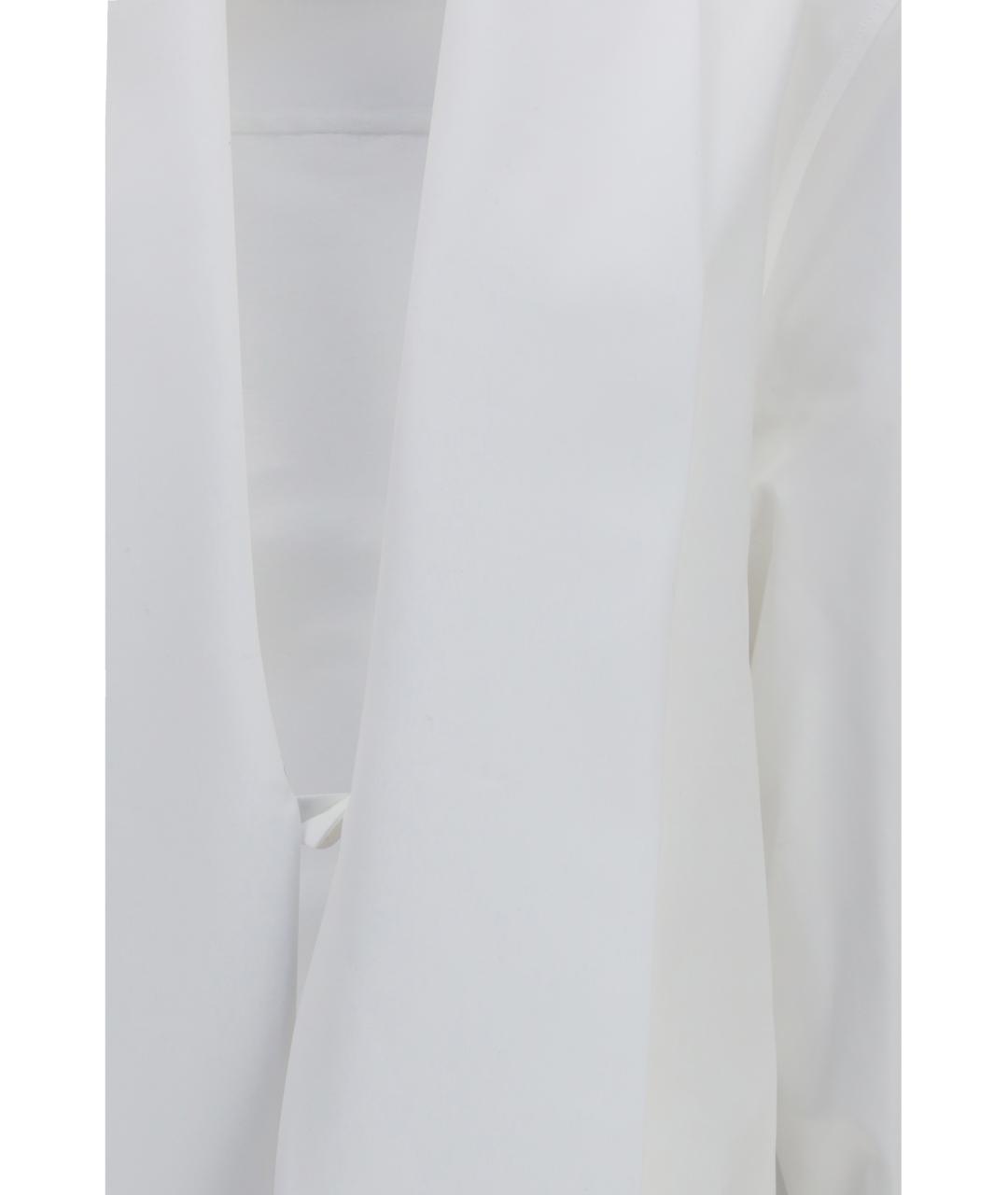 SAINT LAURENT Белая хлопковая рубашка, фото 3