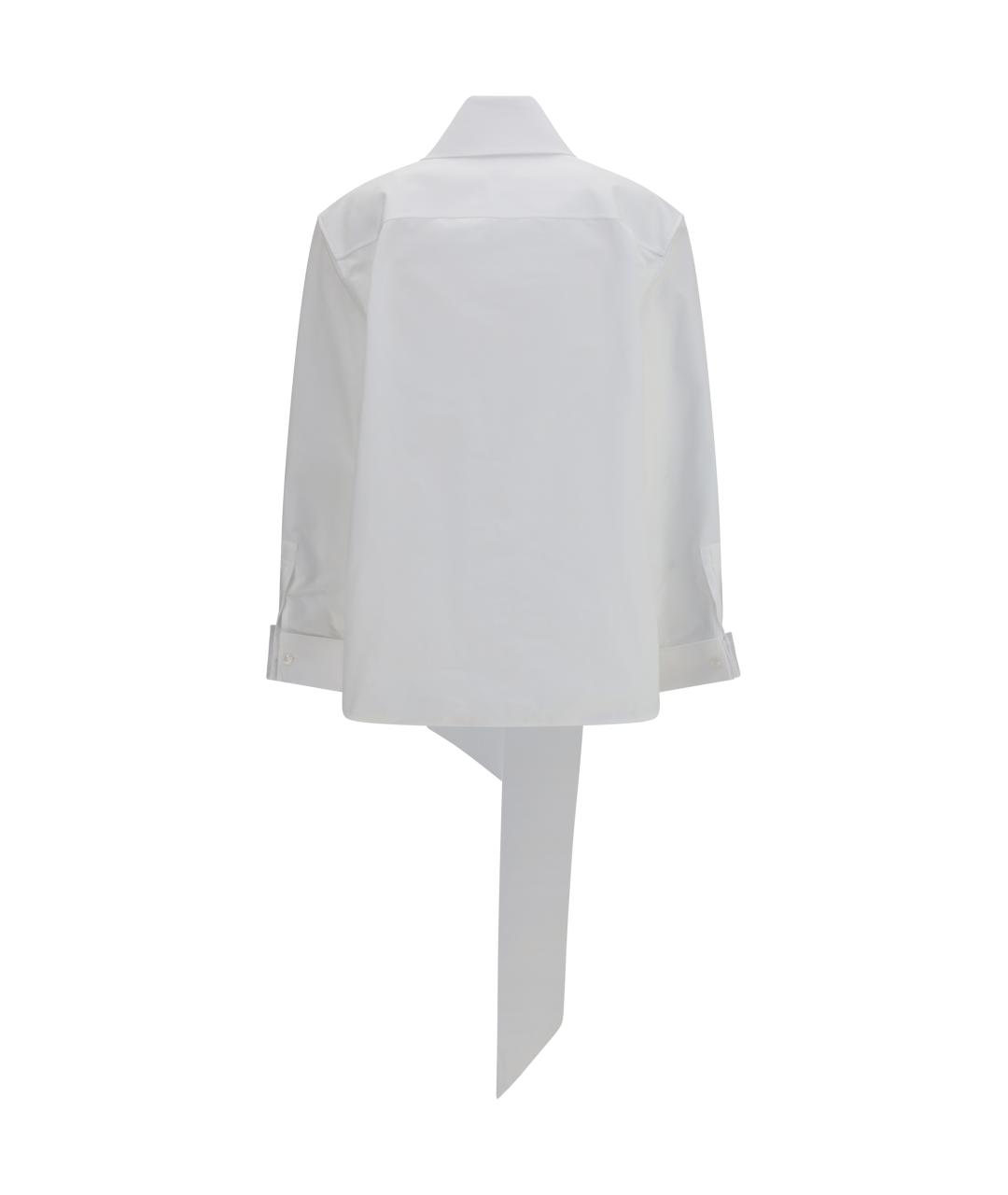 SAINT LAURENT Белая хлопковая рубашка, фото 2