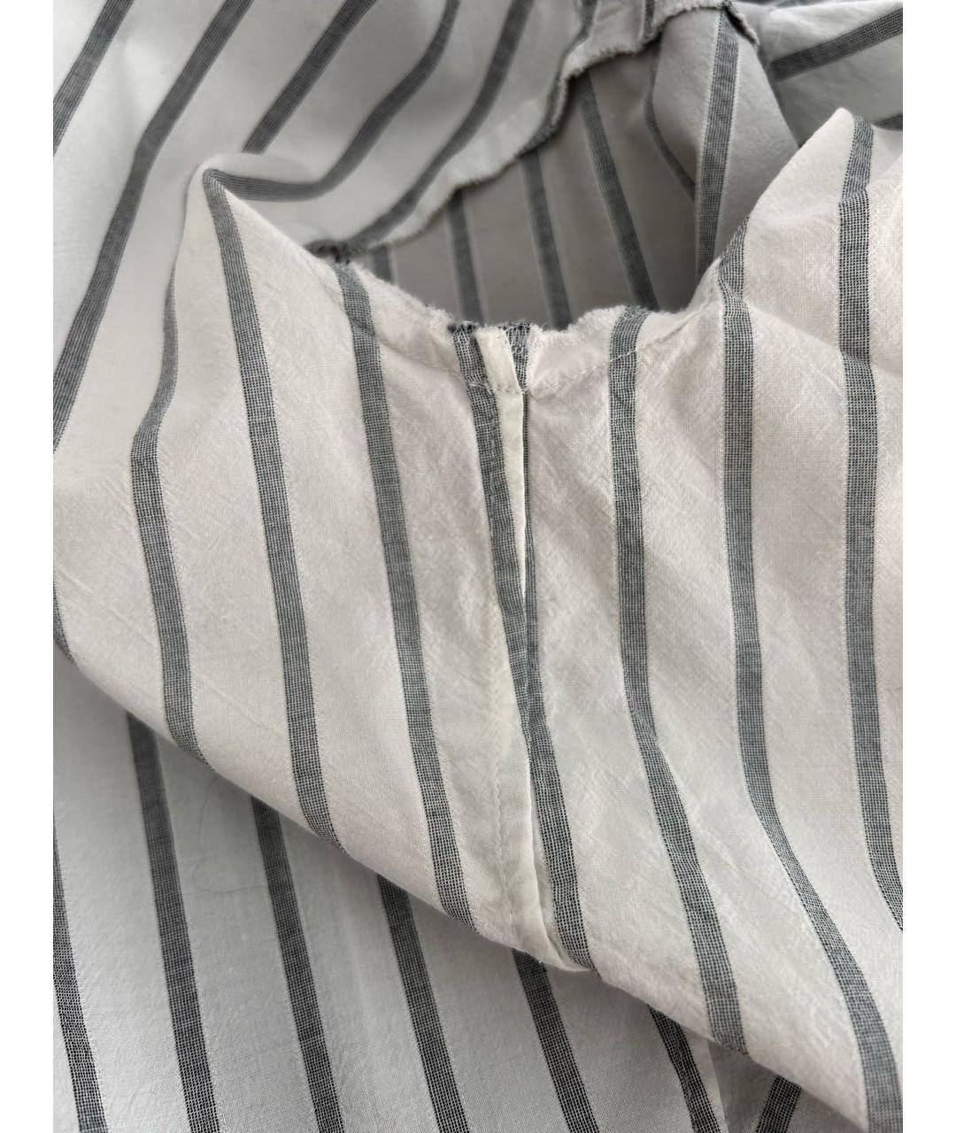 LORENA ANTONIAZZI Серая хлопковая рубашка, фото 8