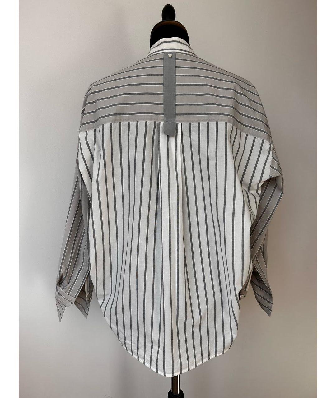 LORENA ANTONIAZZI Серая хлопковая рубашка, фото 2