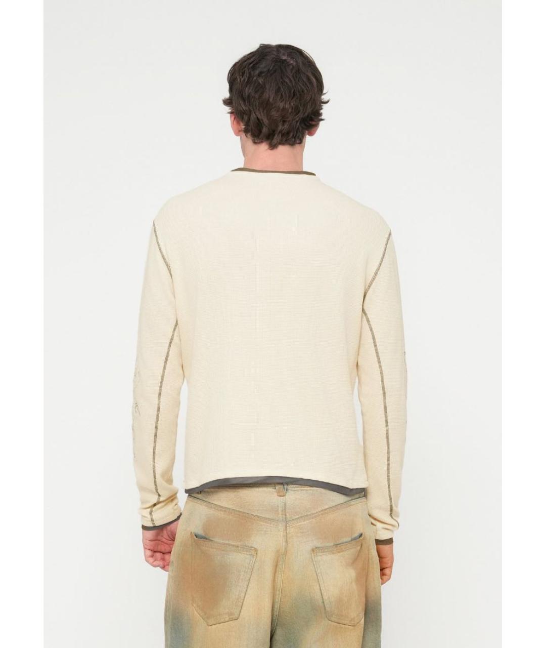 JADED LONDON Бежевый хлопковый джемпер / свитер, фото 3