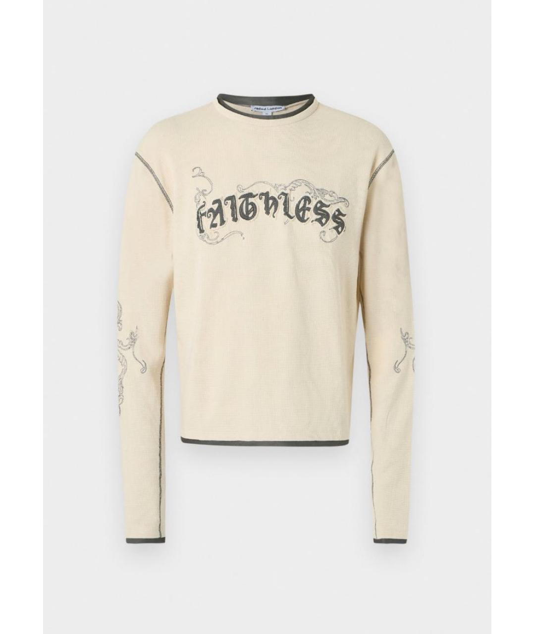 JADED LONDON Бежевый хлопковый джемпер / свитер, фото 4