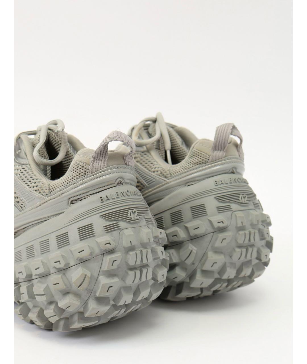 BALENCIAGA Серебряные высокие кроссовки / кеды, фото 4