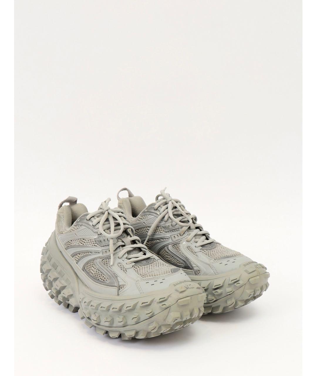 BALENCIAGA Серебряные высокие кроссовки / кеды, фото 2