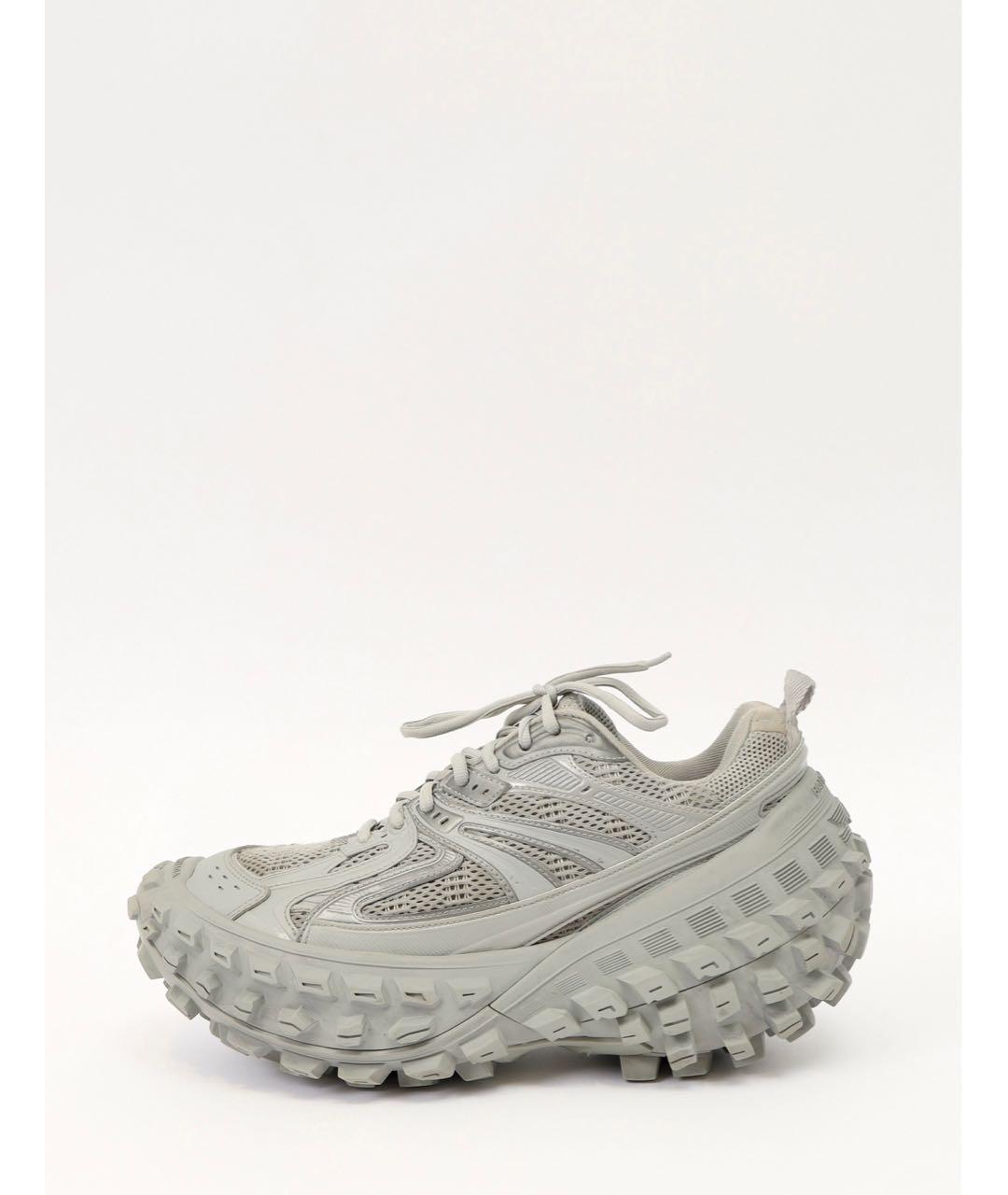 BALENCIAGA Серебряные высокие кроссовки / кеды, фото 8