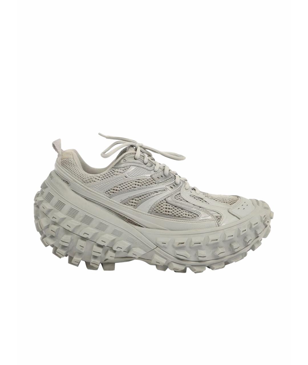 BALENCIAGA Серебряные высокие кроссовки / кеды, фото 1