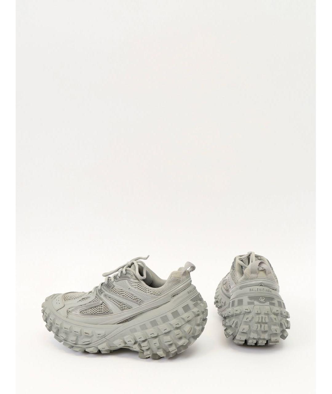 BALENCIAGA Серебряные высокие кроссовки / кеды, фото 7