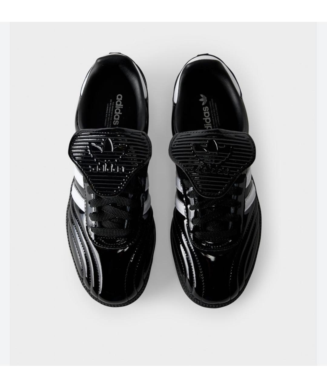 ADIDAS Черные кожаные кеды, фото 8