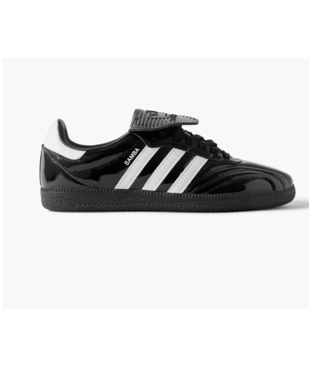 ADIDAS Черные кожаные кеды, фото 9