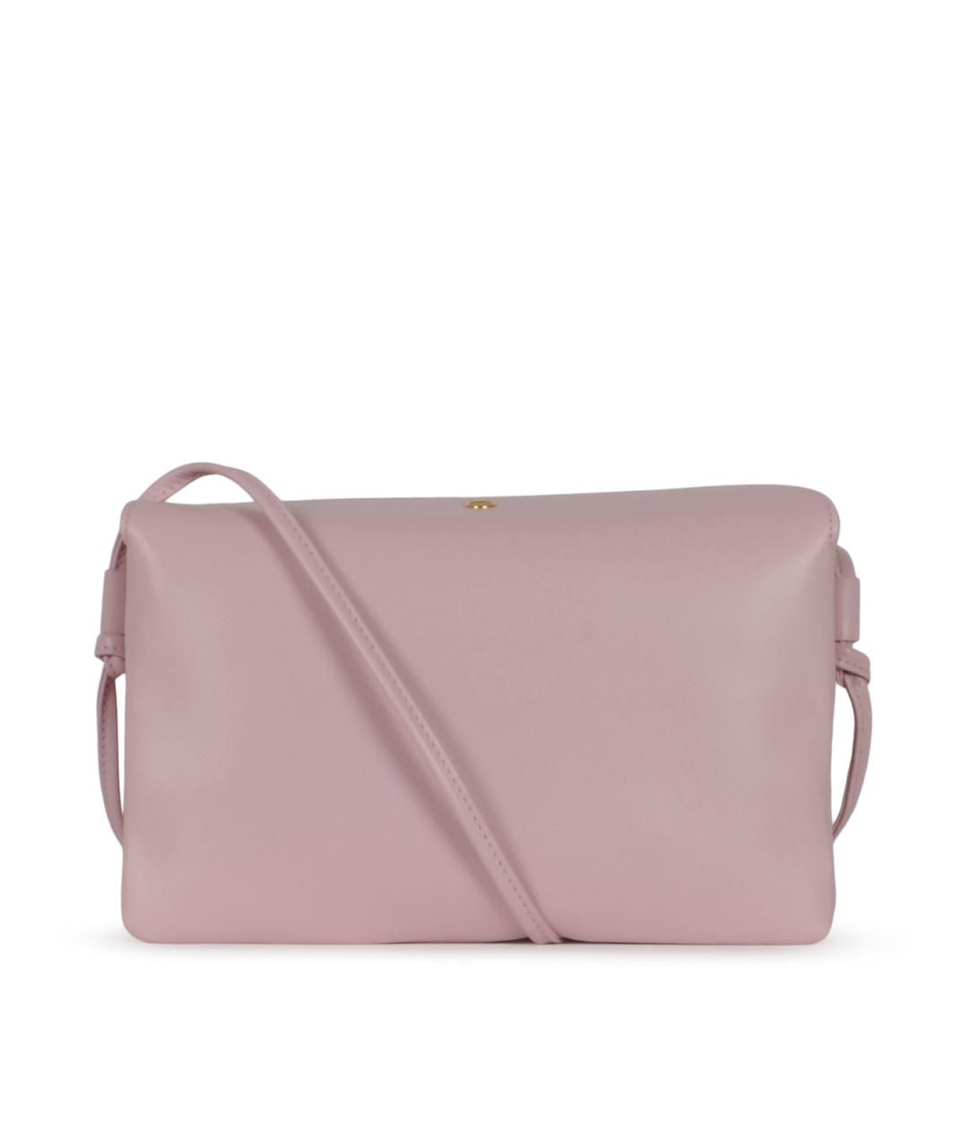 CELINE Розовая кожаная сумка через плечо, фото 3