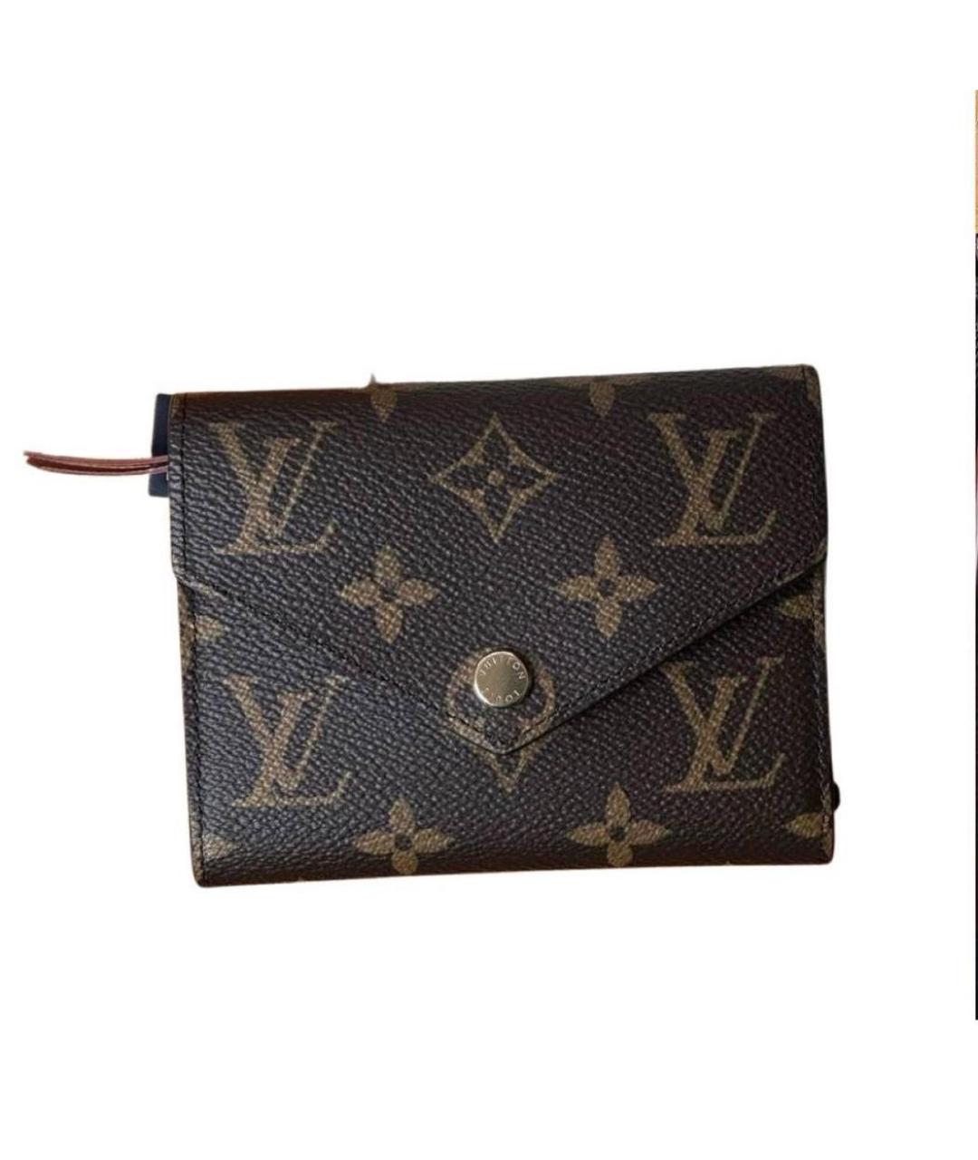 LOUIS VUITTON Коричневый кошелек, фото 5