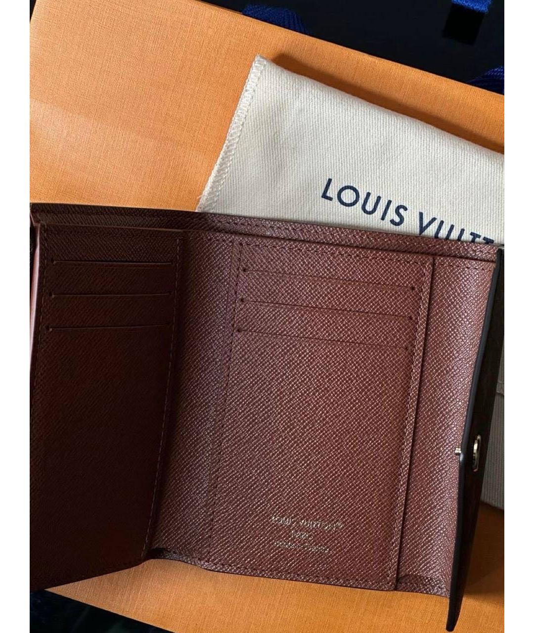 LOUIS VUITTON Коричневый кошелек, фото 2