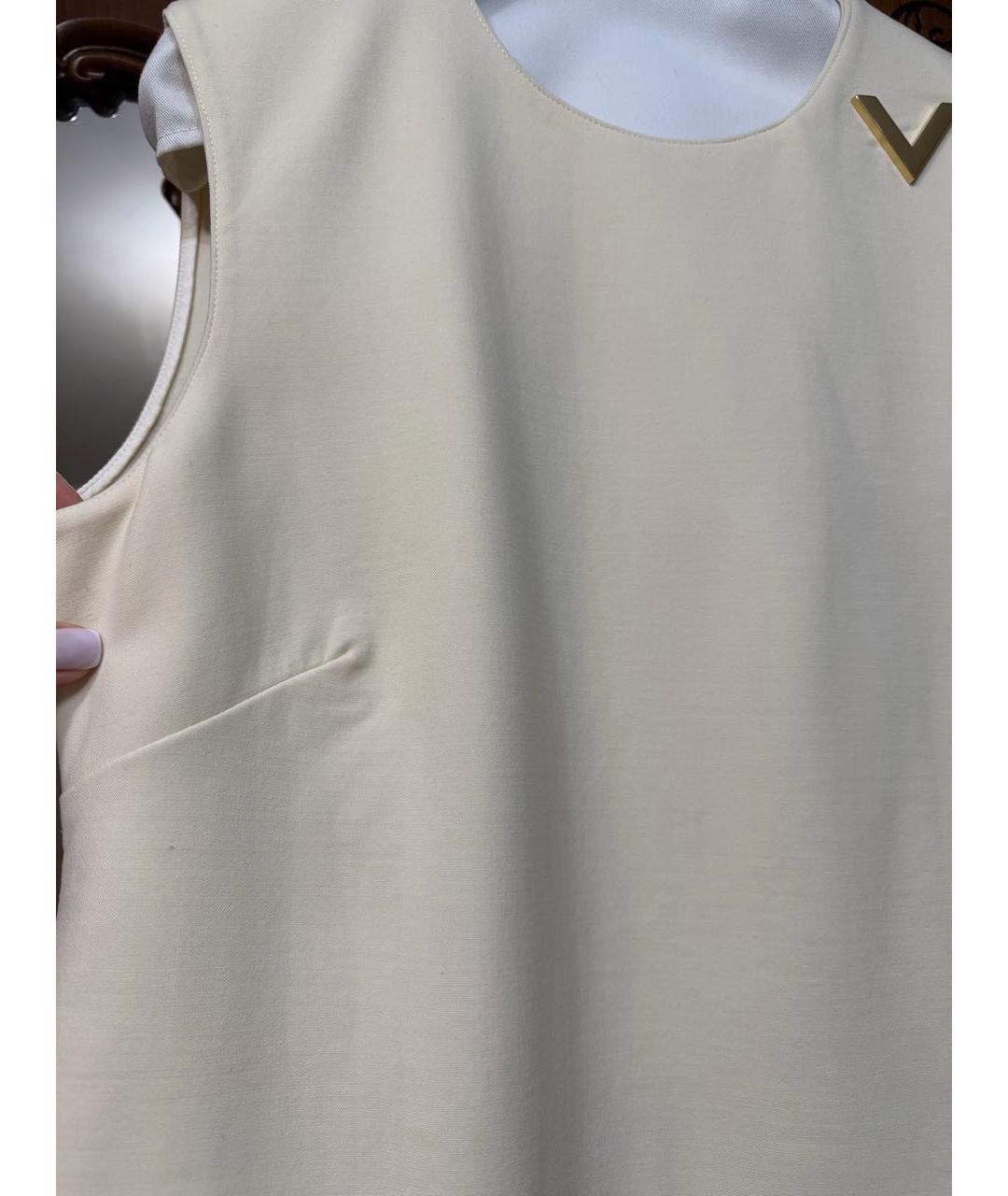 VALENTINO Бежевое повседневное платье, фото 8