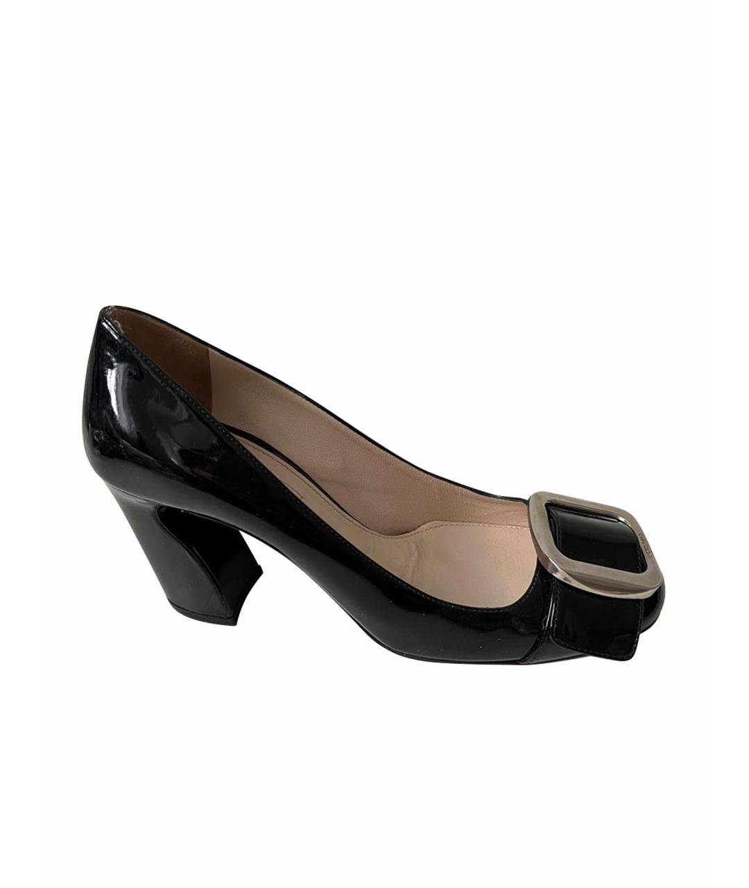 PRADA Черные туфли из лакированной кожи, фото 9