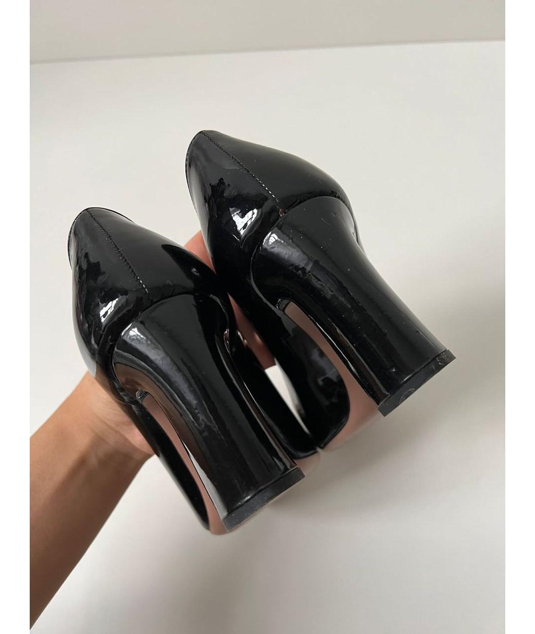 PRADA Черные туфли из лакированной кожи, фото 4