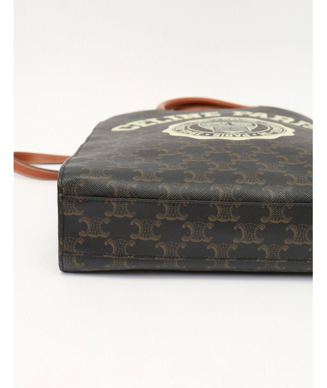 CELINE Коричневая сумка тоут, фото 5