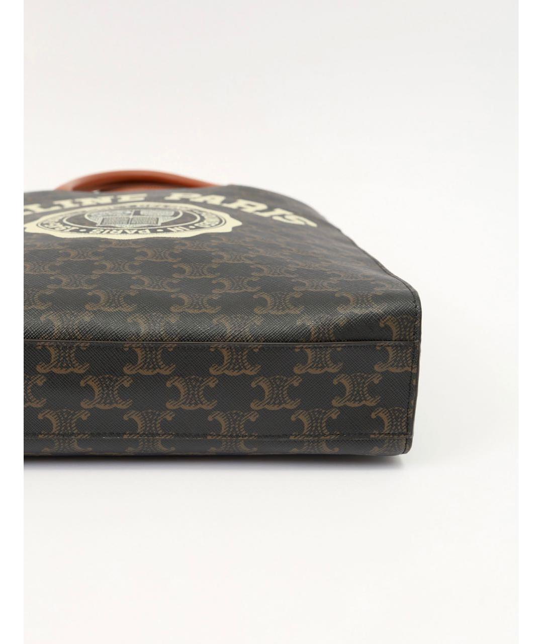 CELINE Коричневая сумка тоут, фото 6