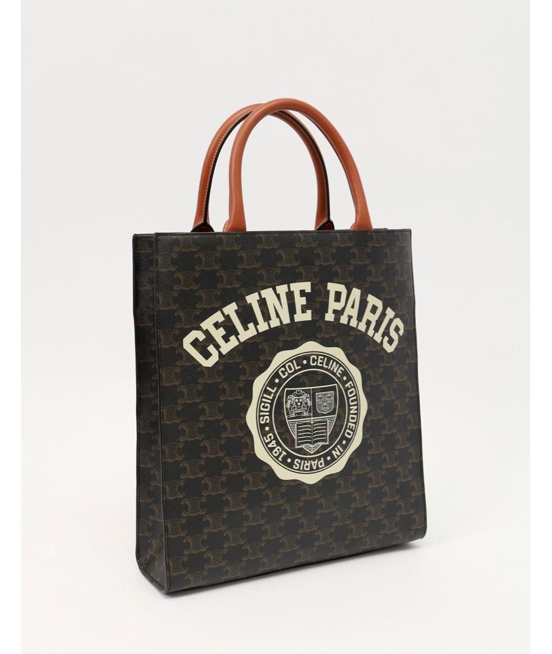 CELINE Коричневая сумка тоут, фото 2