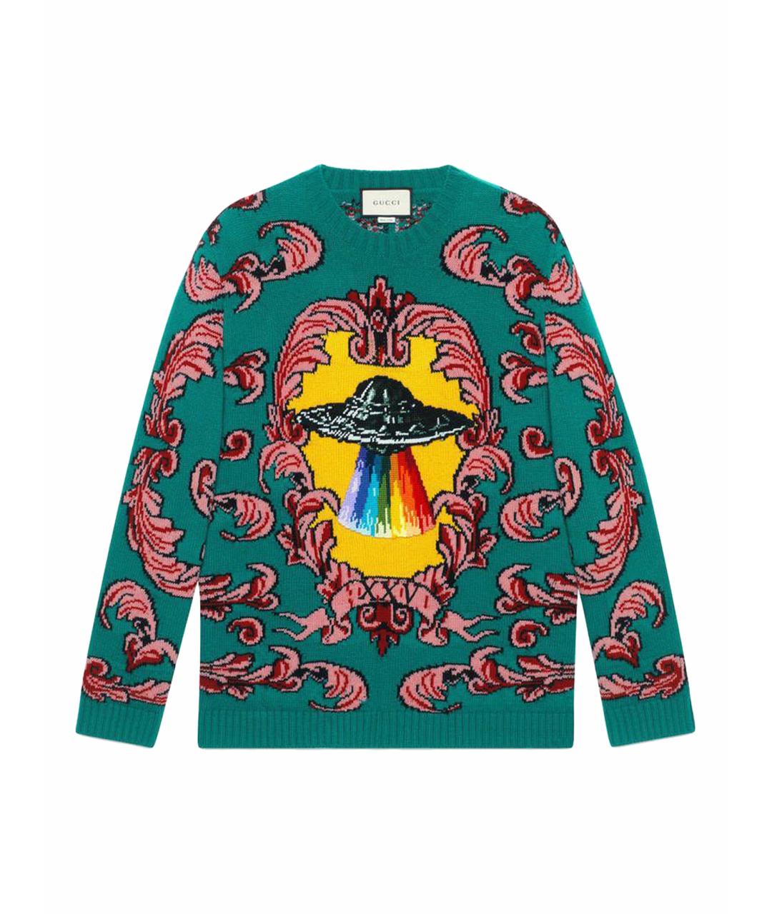 GUCCI Мульти кашемировый джемпер / свитер, фото 1