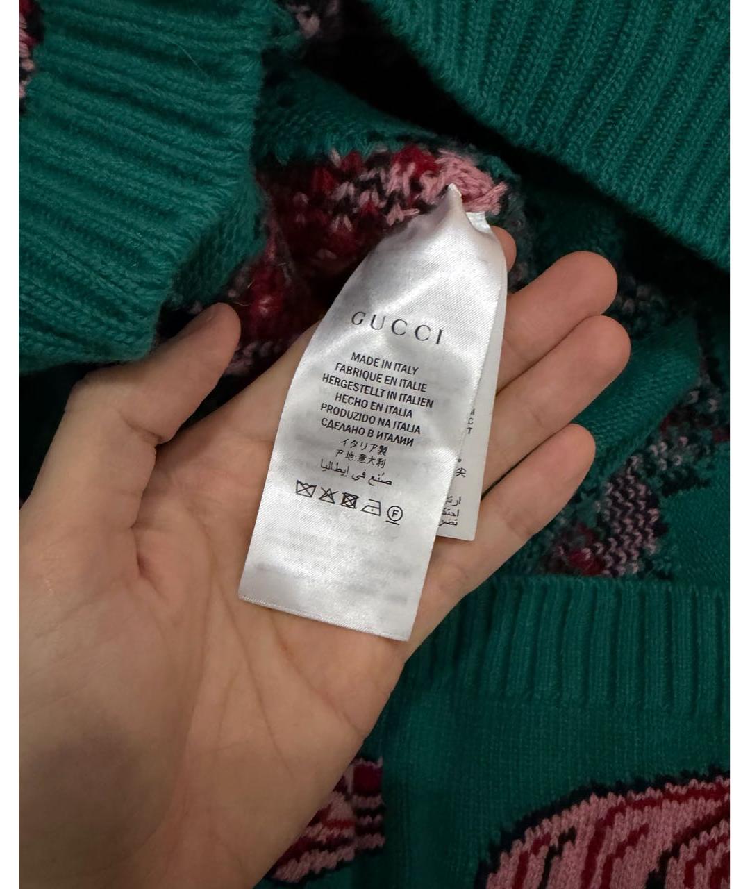 GUCCI Мульти кашемировый джемпер / свитер, фото 5