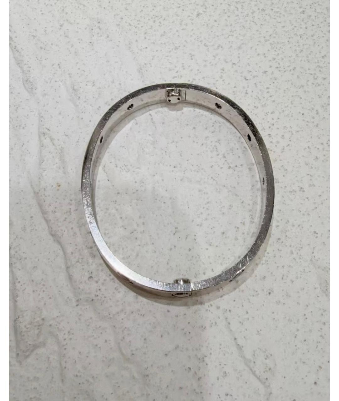 CARTIER Серебрянный браслет из белого золота, фото 4