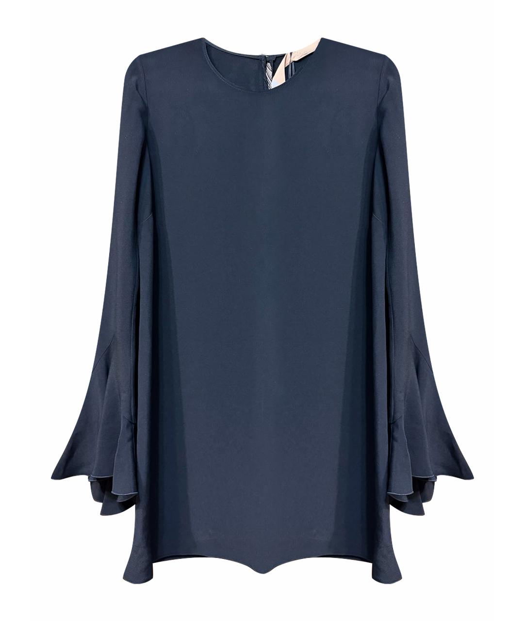 NO. 21 Черное вискозное повседневное платье, фото 1