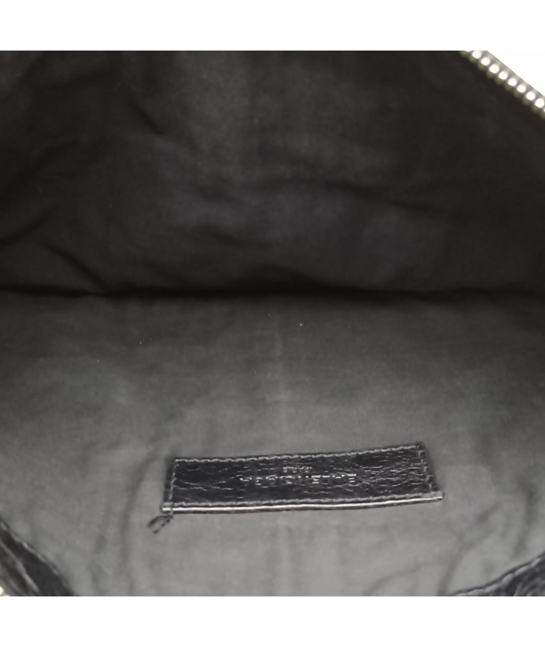 BALENCIAGA Черная кожаная сумка через плечо, фото 8
