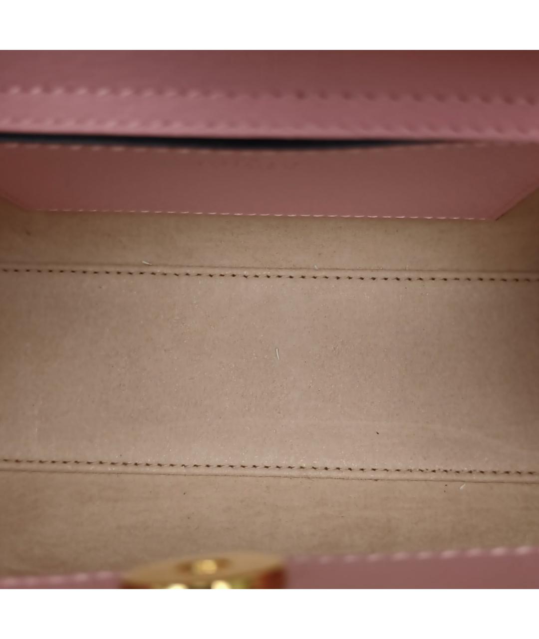 GUCCI Розовая кожаная сумка через плечо, фото 8