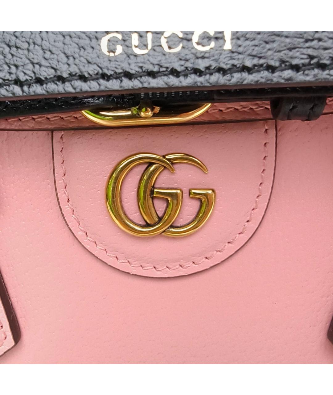 GUCCI Розовая кожаная сумка через плечо, фото 7