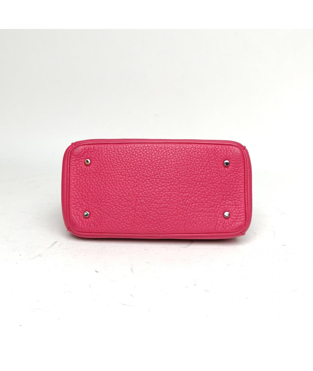 CHRISTIAN DIOR Розовая кожаная сумка через плечо, фото 5