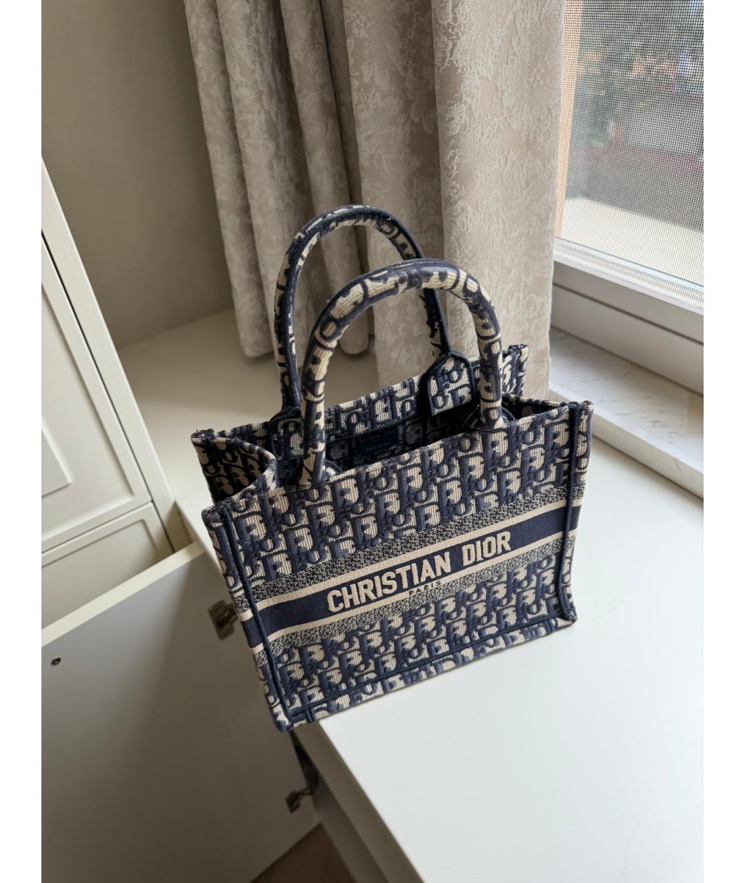 CHRISTIAN DIOR Синяя сумка через плечо, фото 7