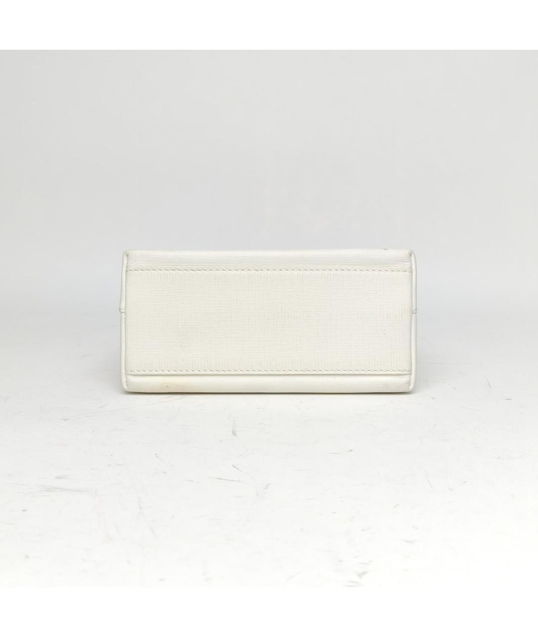 BALENCIAGA Белая кожаная сумка через плечо, фото 5