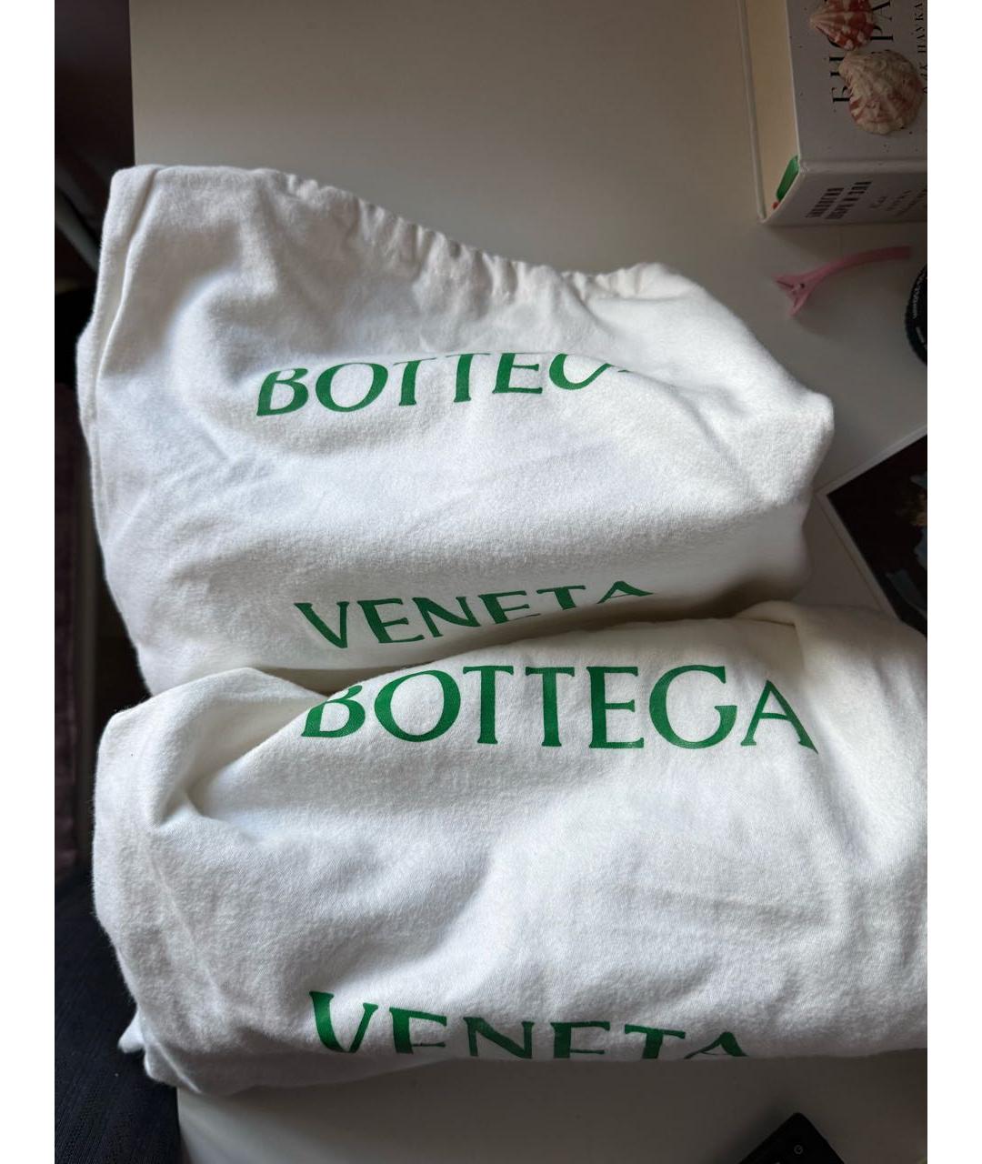 BOTTEGA VENETA Хаки кожаные ботинки, фото 4