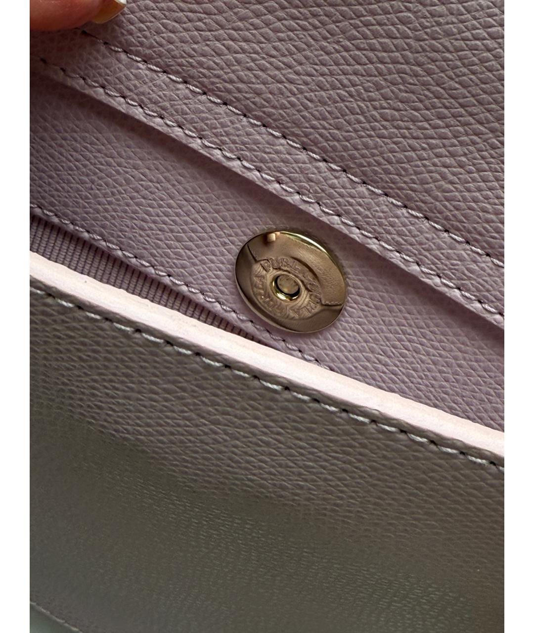 FURLA Розовая кожаная сумка через плечо, фото 4