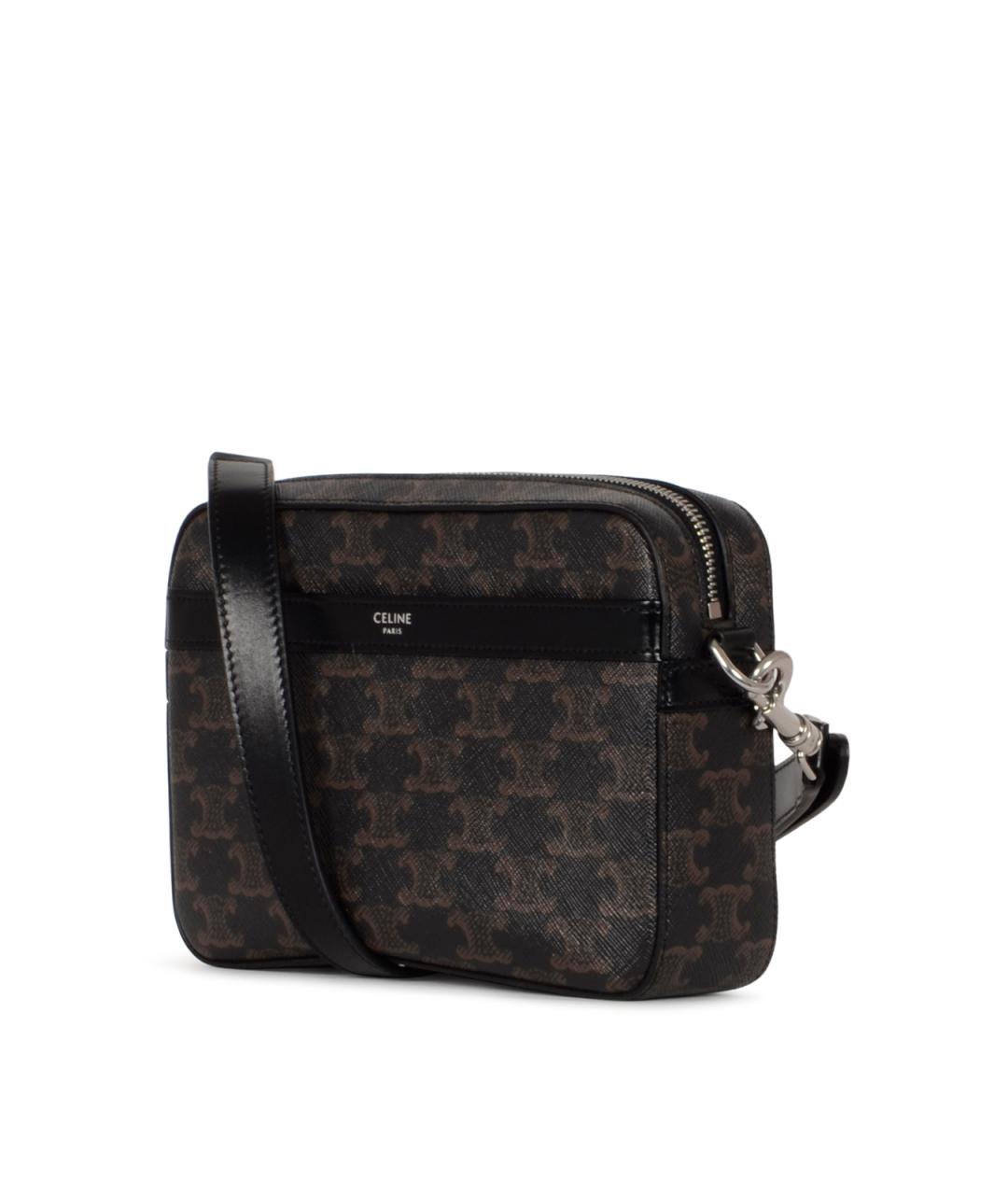 CELINE Черная сумка на плечо, фото 2