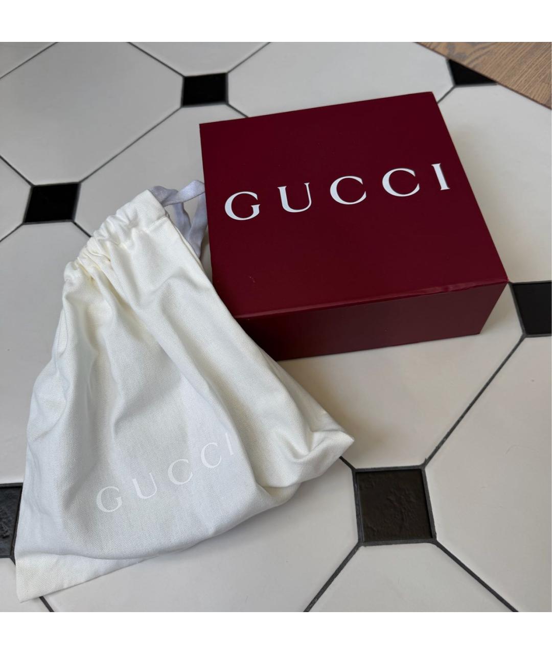 GUCCI Черный кожаный ремень, фото 4