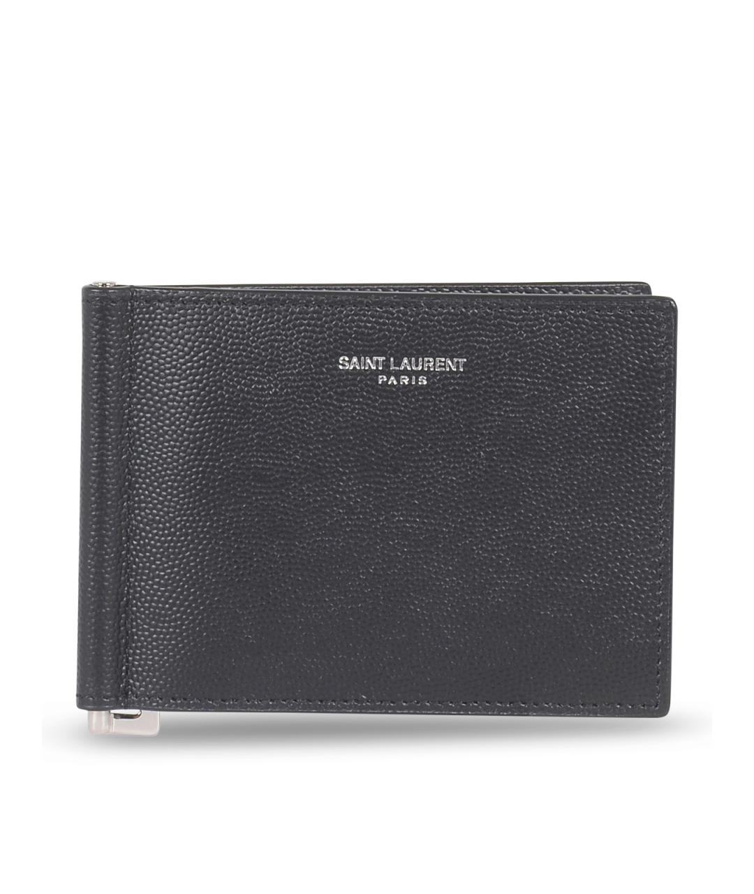 SAINT LAURENT Черный кошелек, фото 1