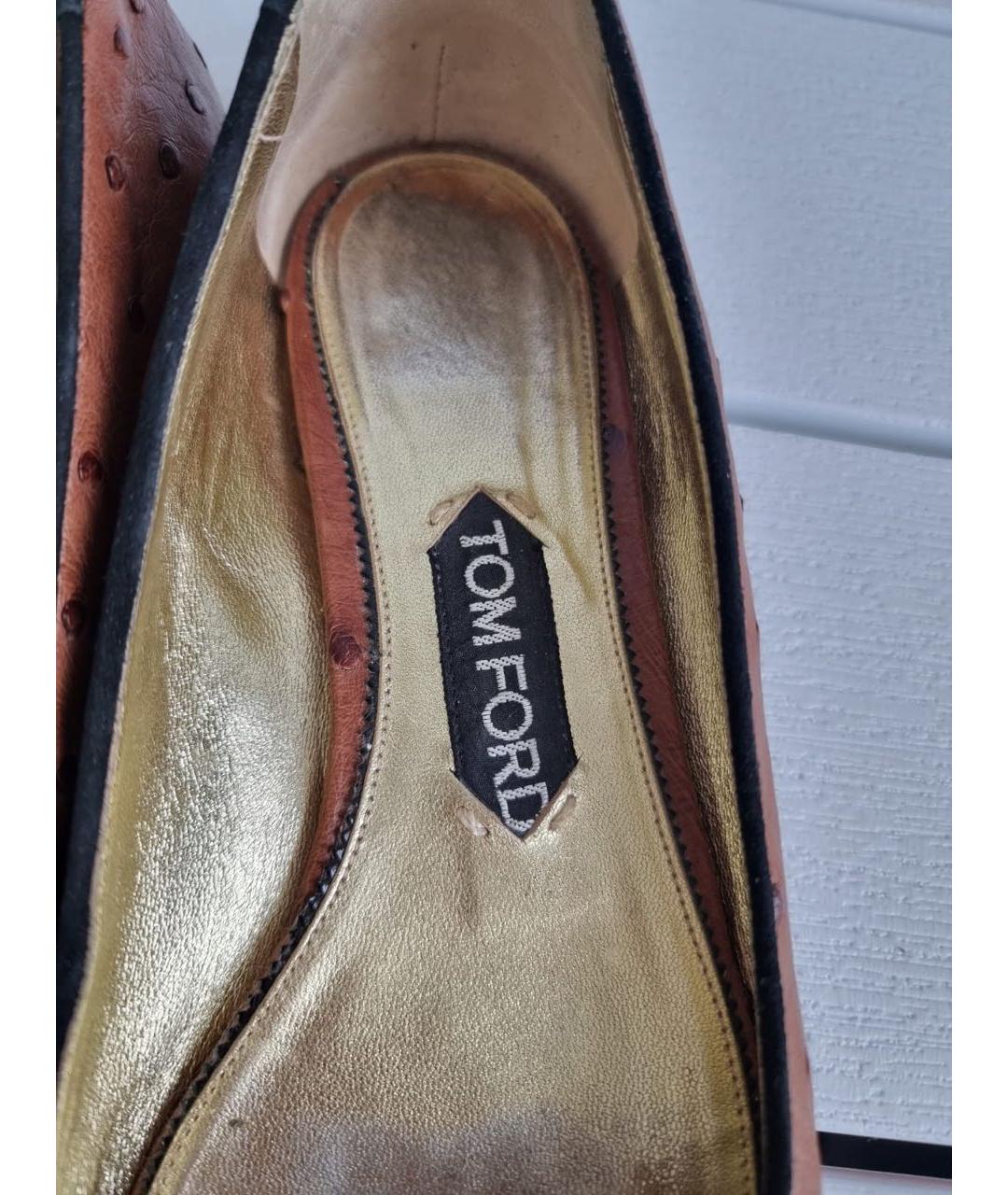 TOM FORD Кожаные балетки, фото 8