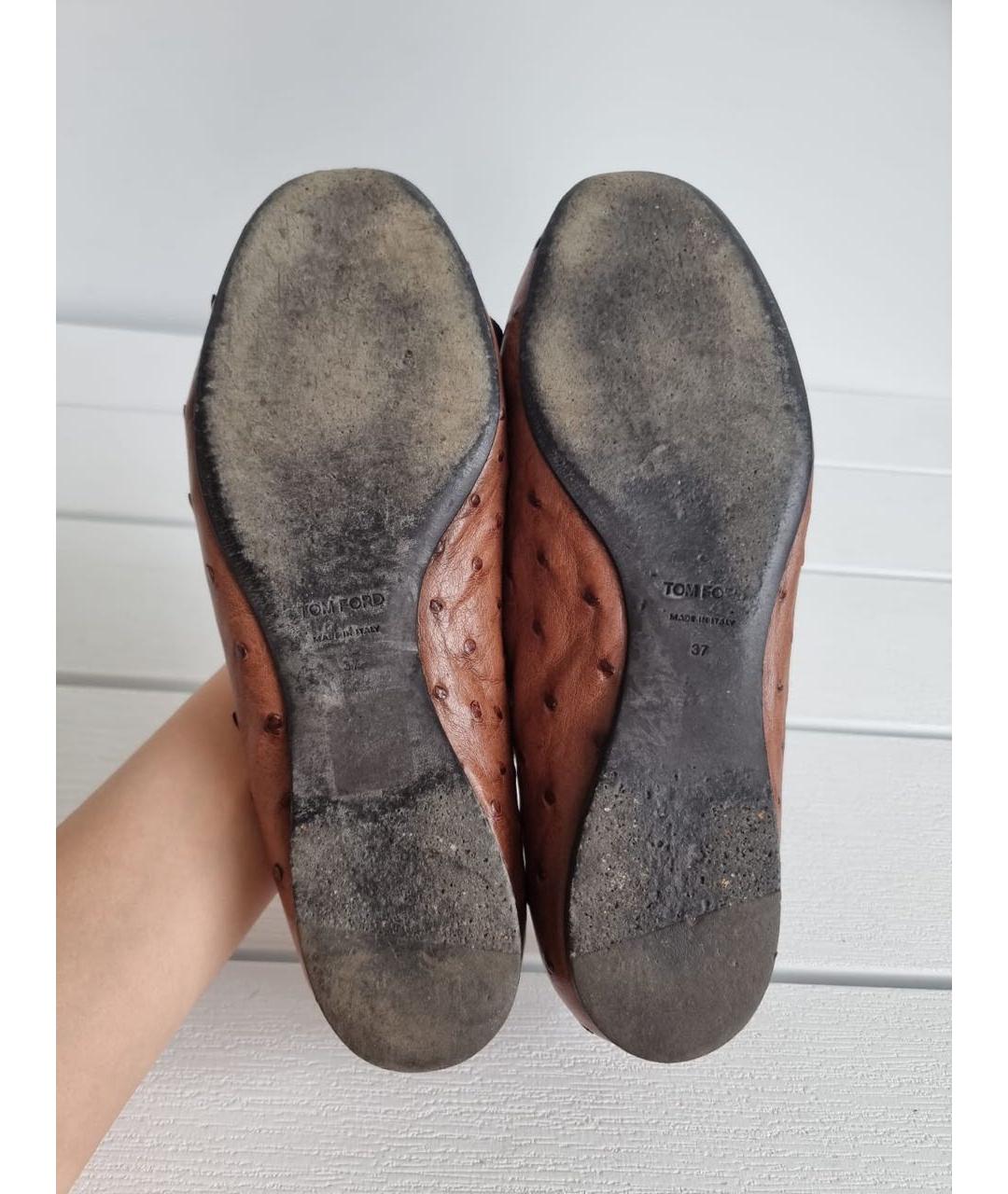 TOM FORD Кожаные балетки, фото 6