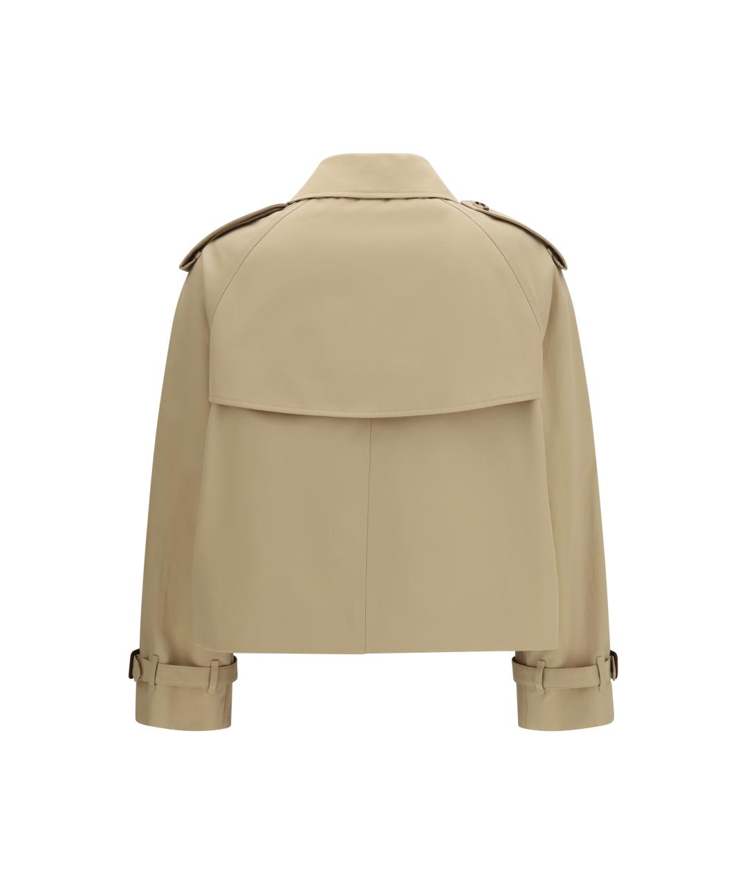 BURBERRY Бежевый хлопковый тренч/плащ, фото 2