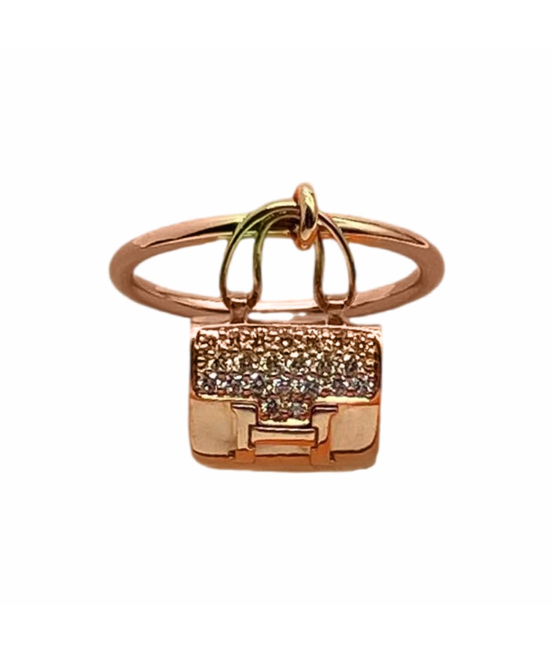 HERMES Золотое кольцо, фото 1