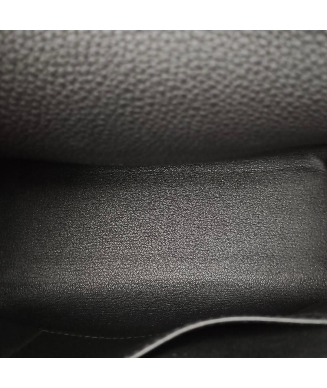 HERMES Черная кожаная сумка через плечо, фото 8