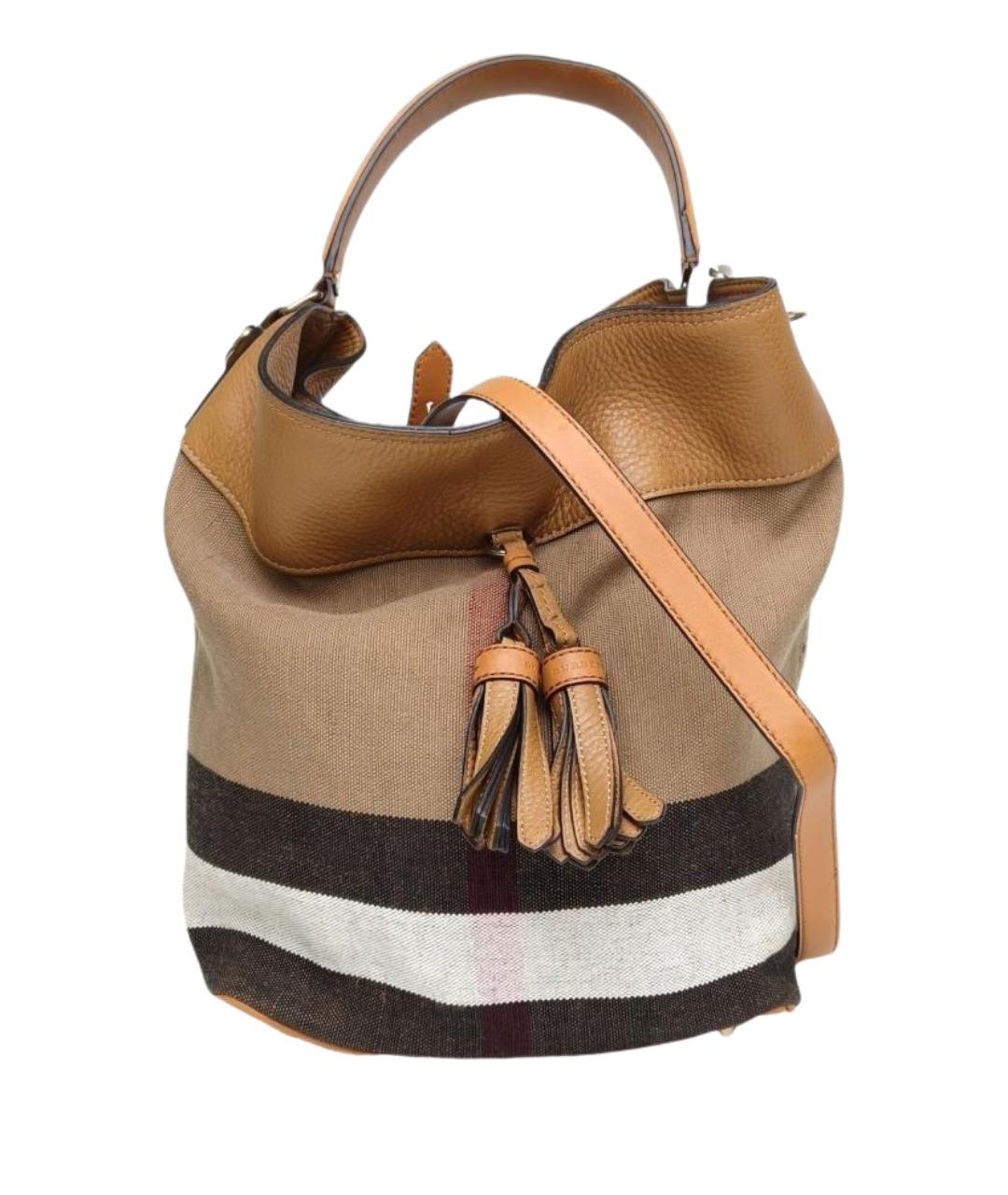 BURBERRY Коричневая сумка через плечо, фото 1