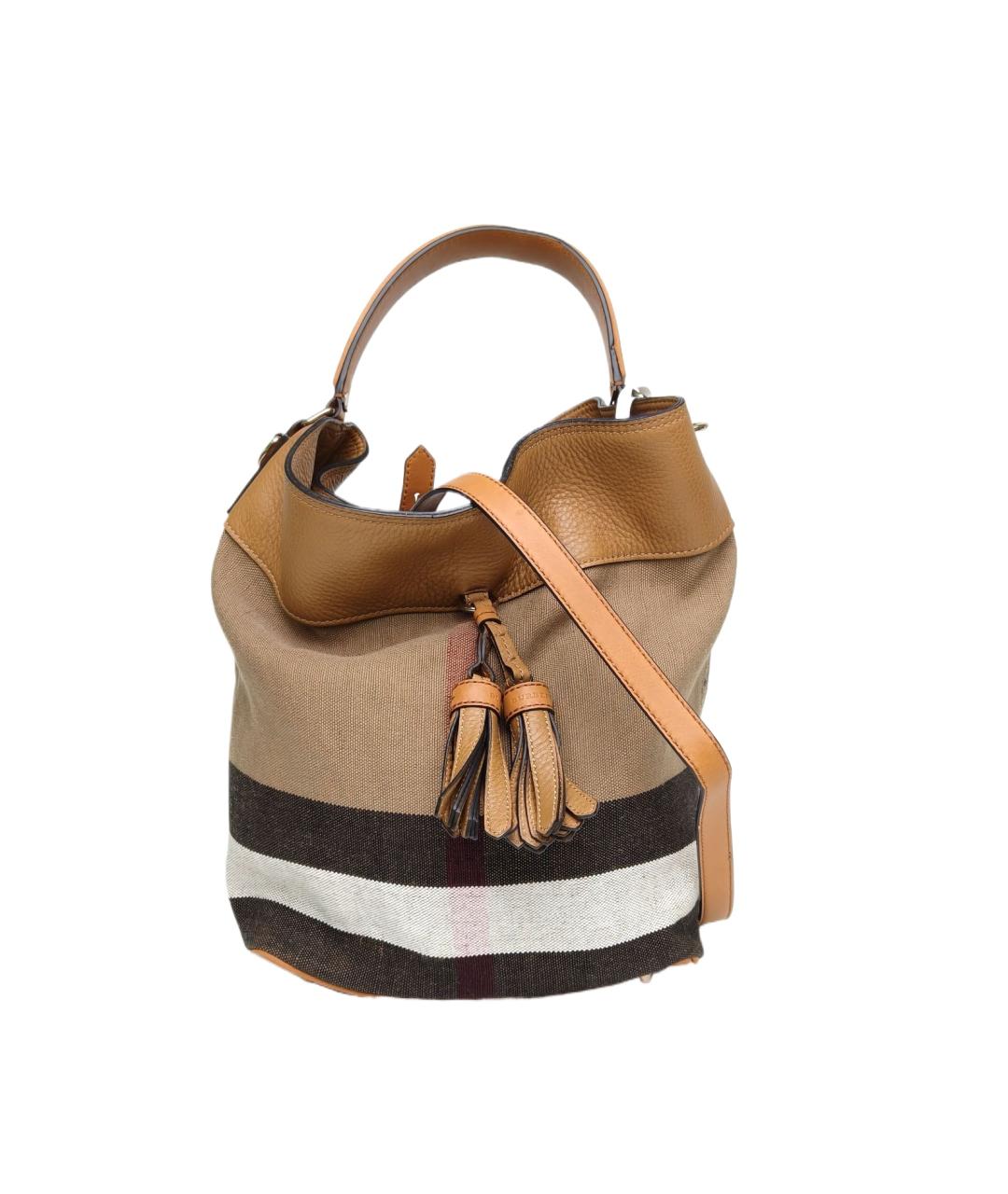 BURBERRY Коричневая сумка через плечо, фото 9