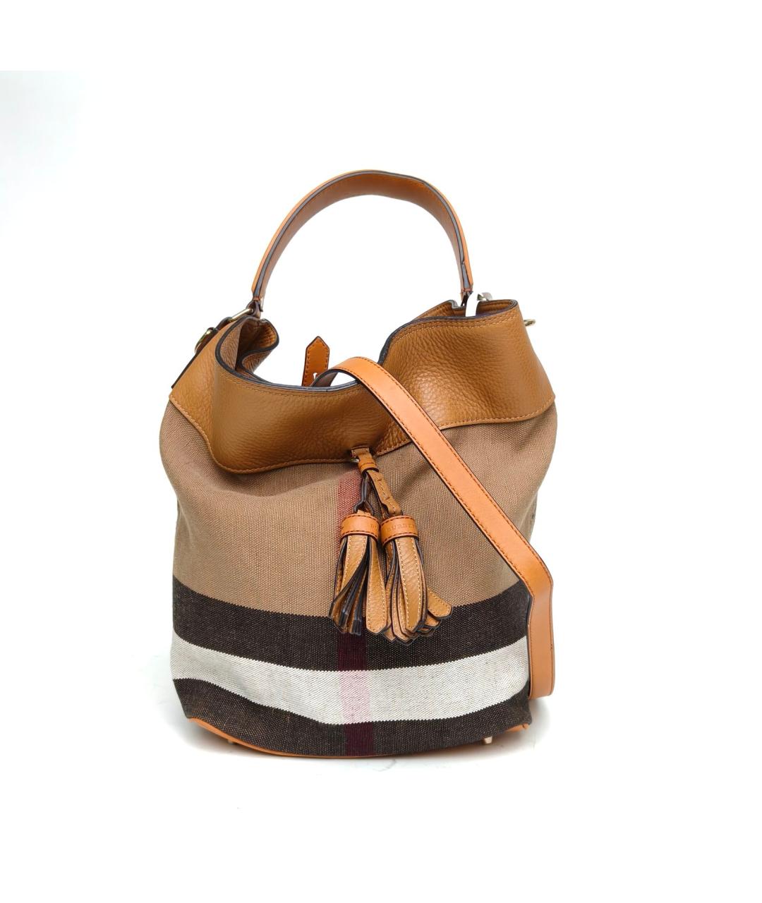 BURBERRY Коричневая сумка через плечо, фото 2