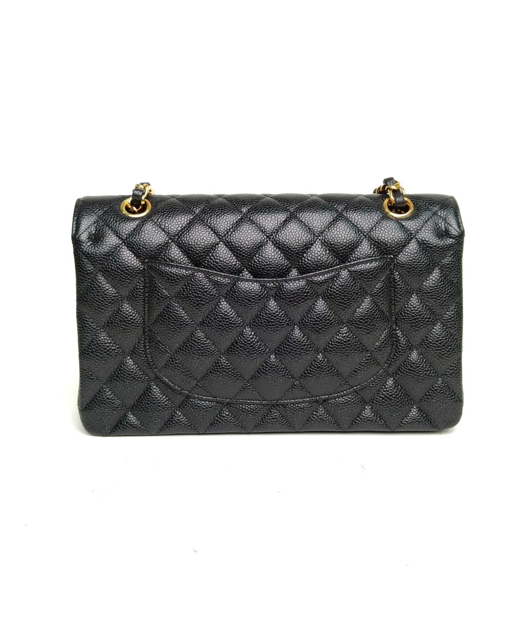 CHANEL Черная кожаная сумка через плечо, фото 4