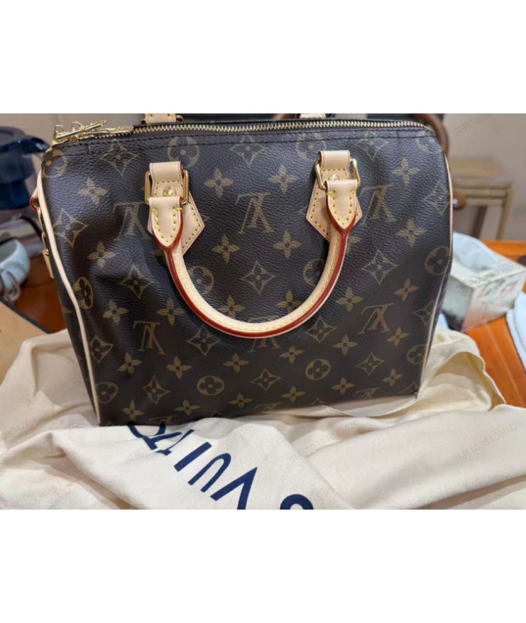 LOUIS VUITTON Коричневая сумка через плечо, фото 5