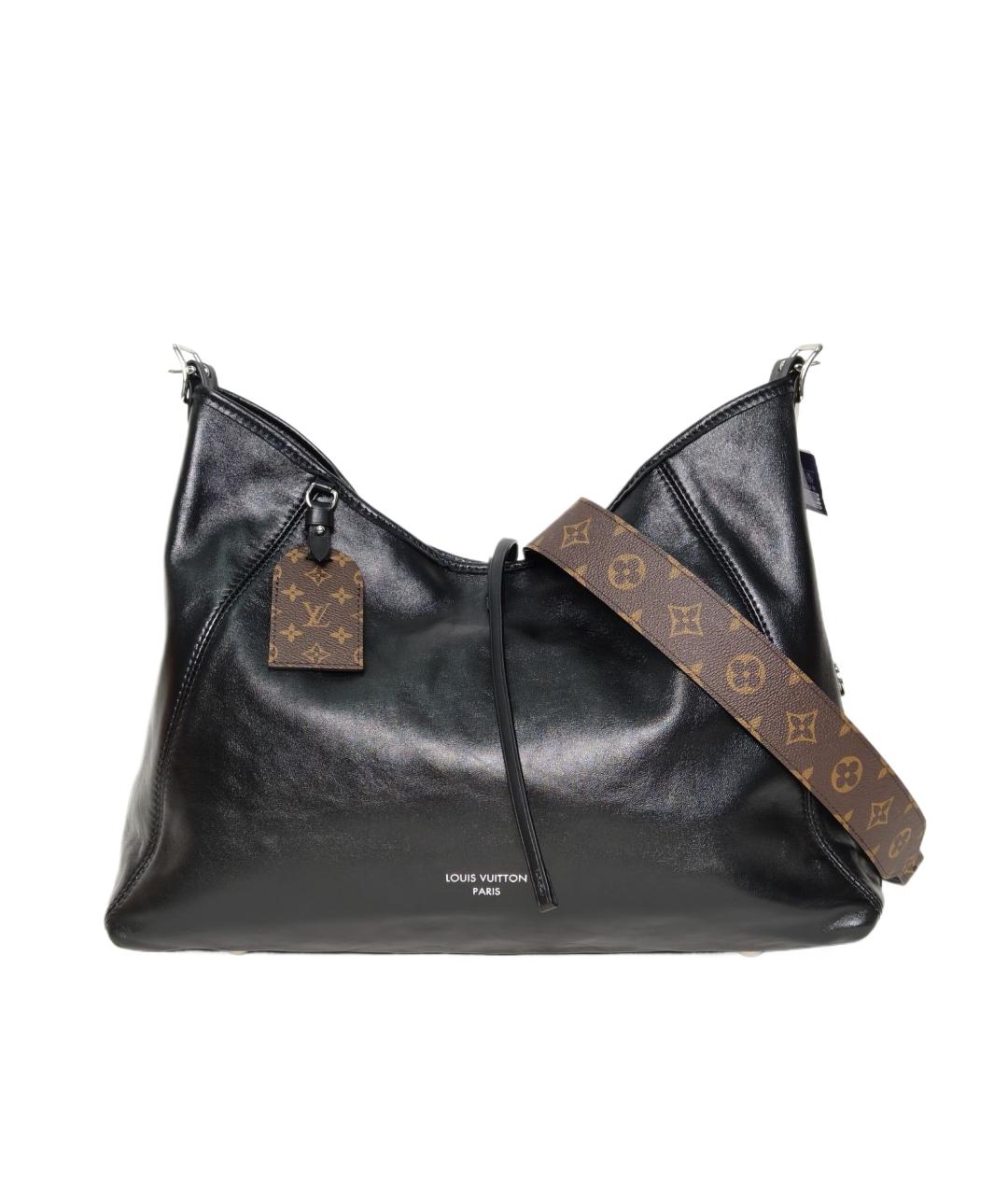 LOUIS VUITTON Черная кожаная сумка через плечо, фото 1