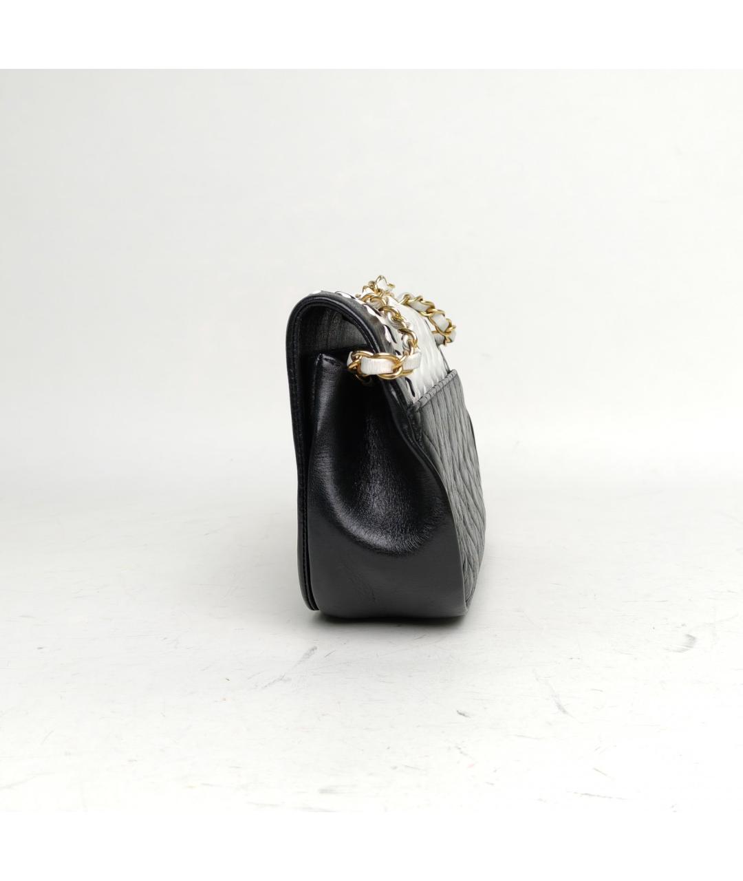 CHANEL Белая кожаная сумка через плечо, фото 3